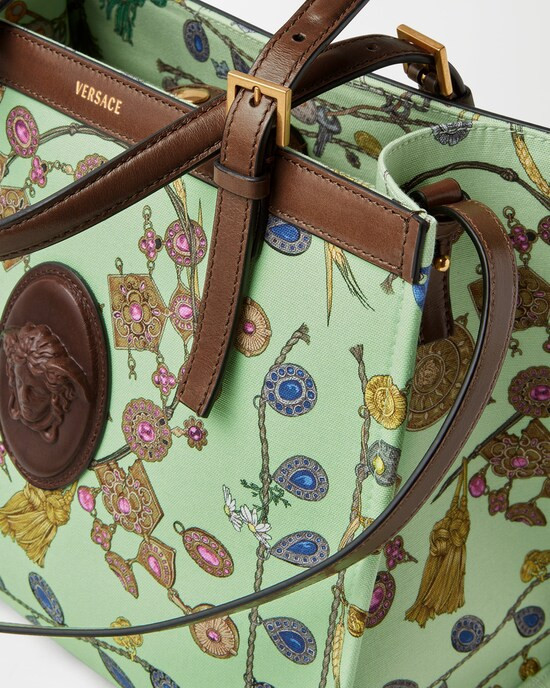 Rivi\u00e8re Printed Canvas Tote | Versace (US)