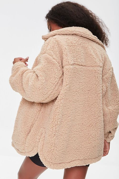 Faux Shearling Button-Front Jacket | Forever 21 (US)