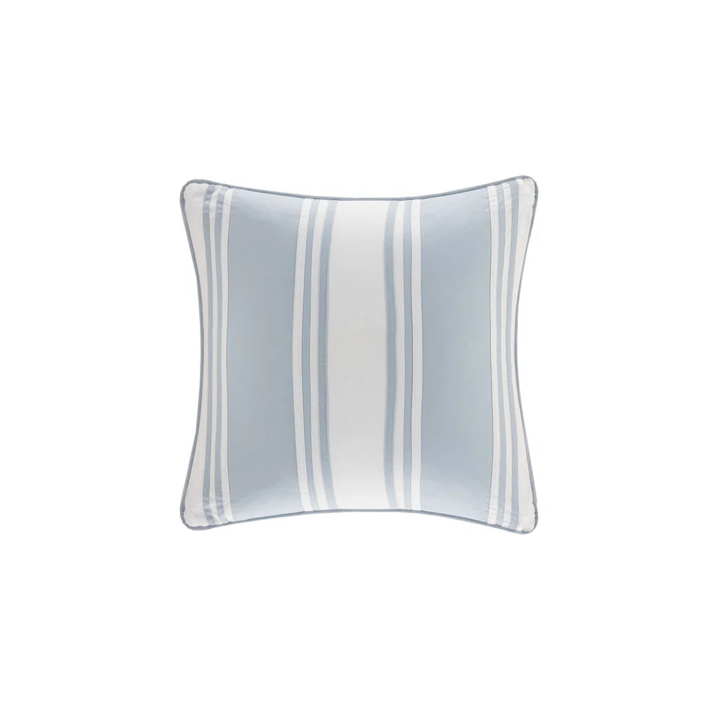 Crystal Beach Striped Cotton Square Pillow | Wayfair North America