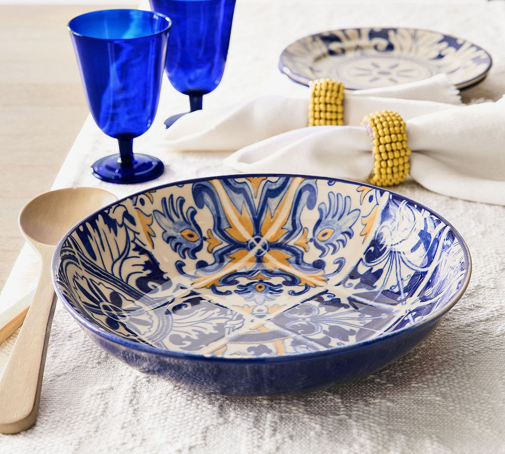Lisbon Stoneware Serving Bowl | Pottery Barn (US)