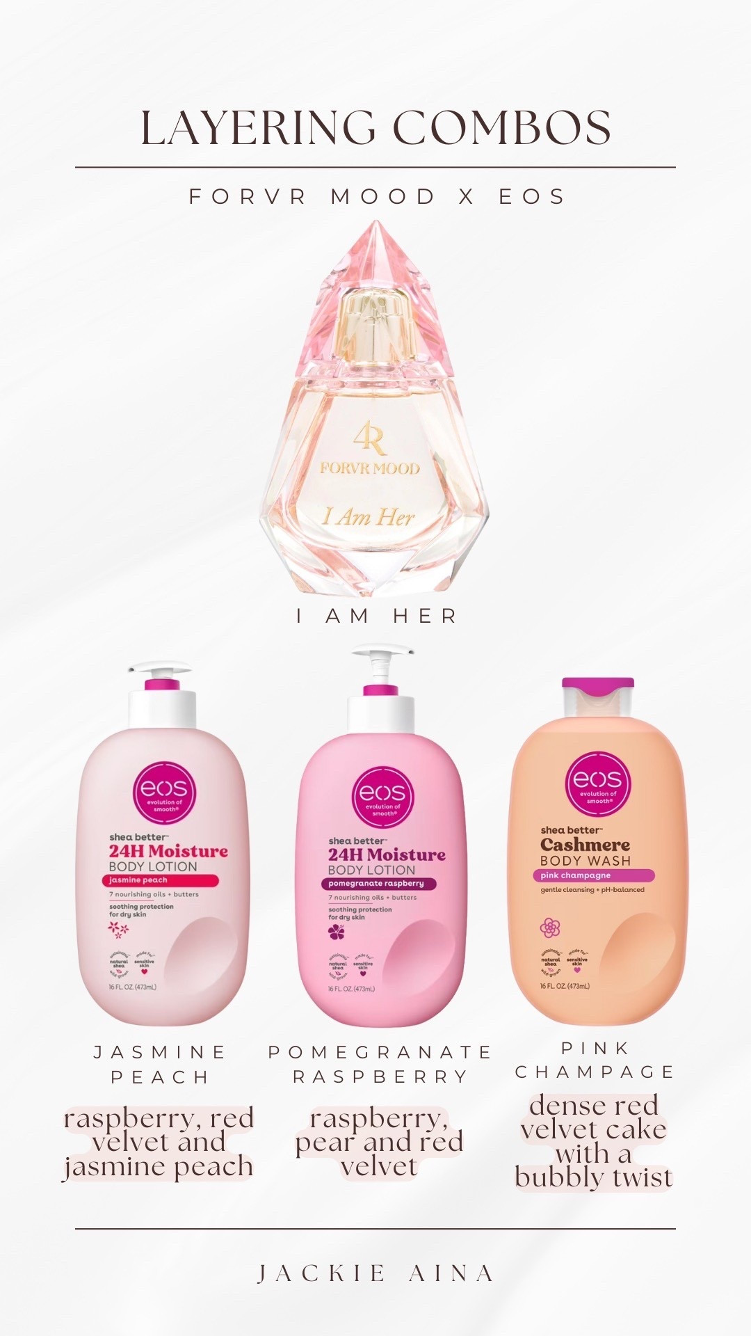 Layering combos for I Am Her x eos!

#LTKSeasonal #LTKBeauty #LTKFindsUnder50