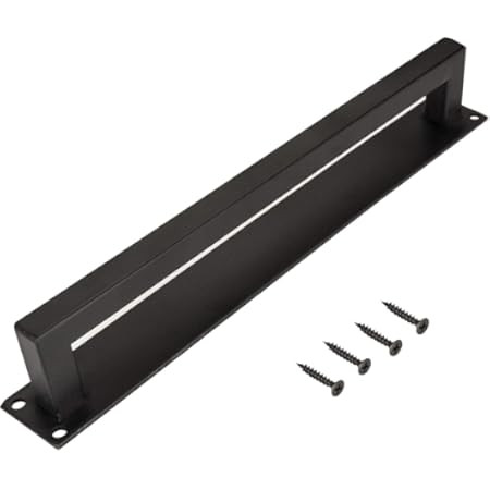 Homode Barn Door Handle, 12" Rustic Pull Handle Heavy Duty, Matte Black Square Door Pull with Flu... | Amazon (US)