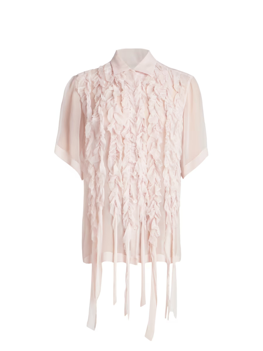Clasan Ruffle-Embellished Shirt | Saks Fifth Avenue