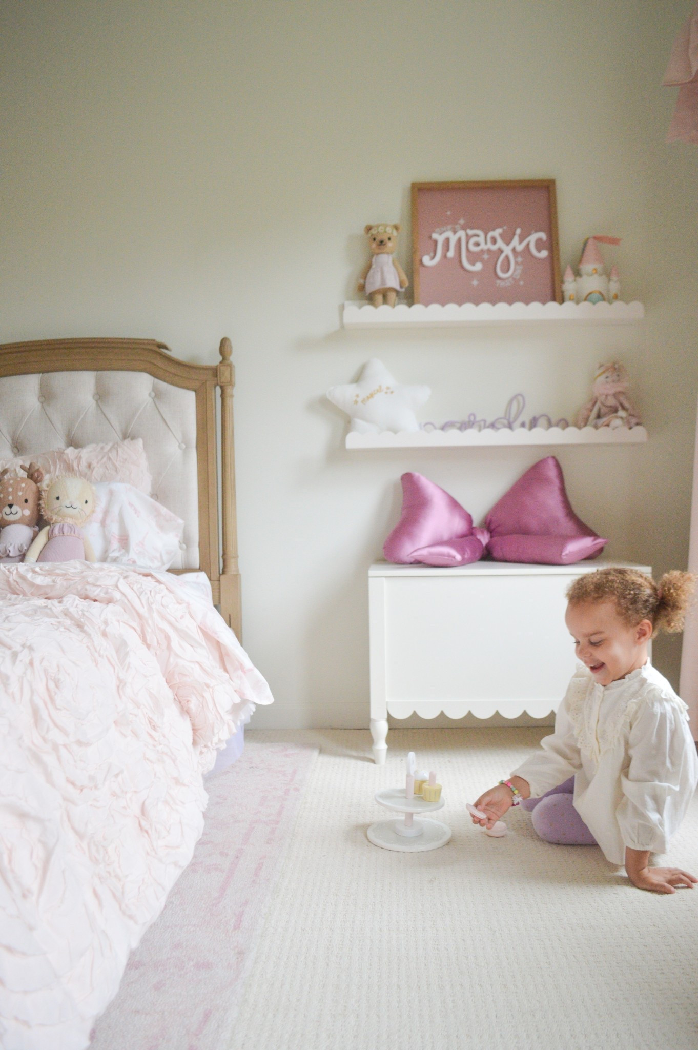 Girls room, girls room decor, baby girl room, nursery decor, toddler girl room, pink decor, pottery barn kids 

#LTKHome #LTKKids