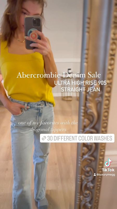 Abercrombie and fitch denim sale 
High rise styles are my favorite with having a long torso 
Wearing 00

#LTKsalealert #LTKfindsunder100 #LTKstyletip