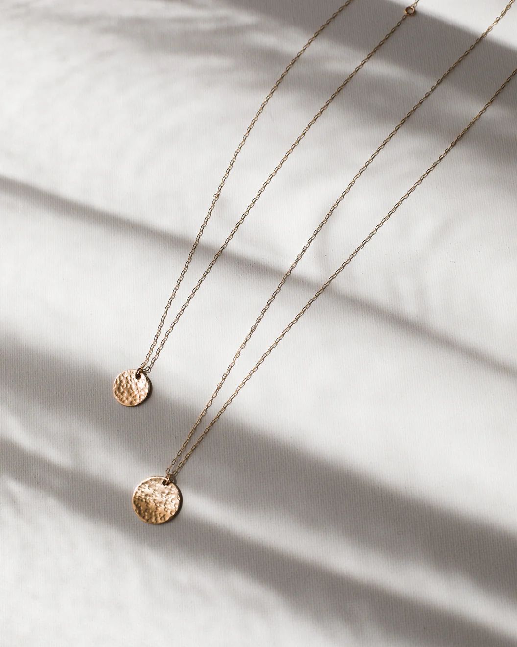 THE HAMMERED COIN NECKLACE - GOLD | Stylin by Aylin