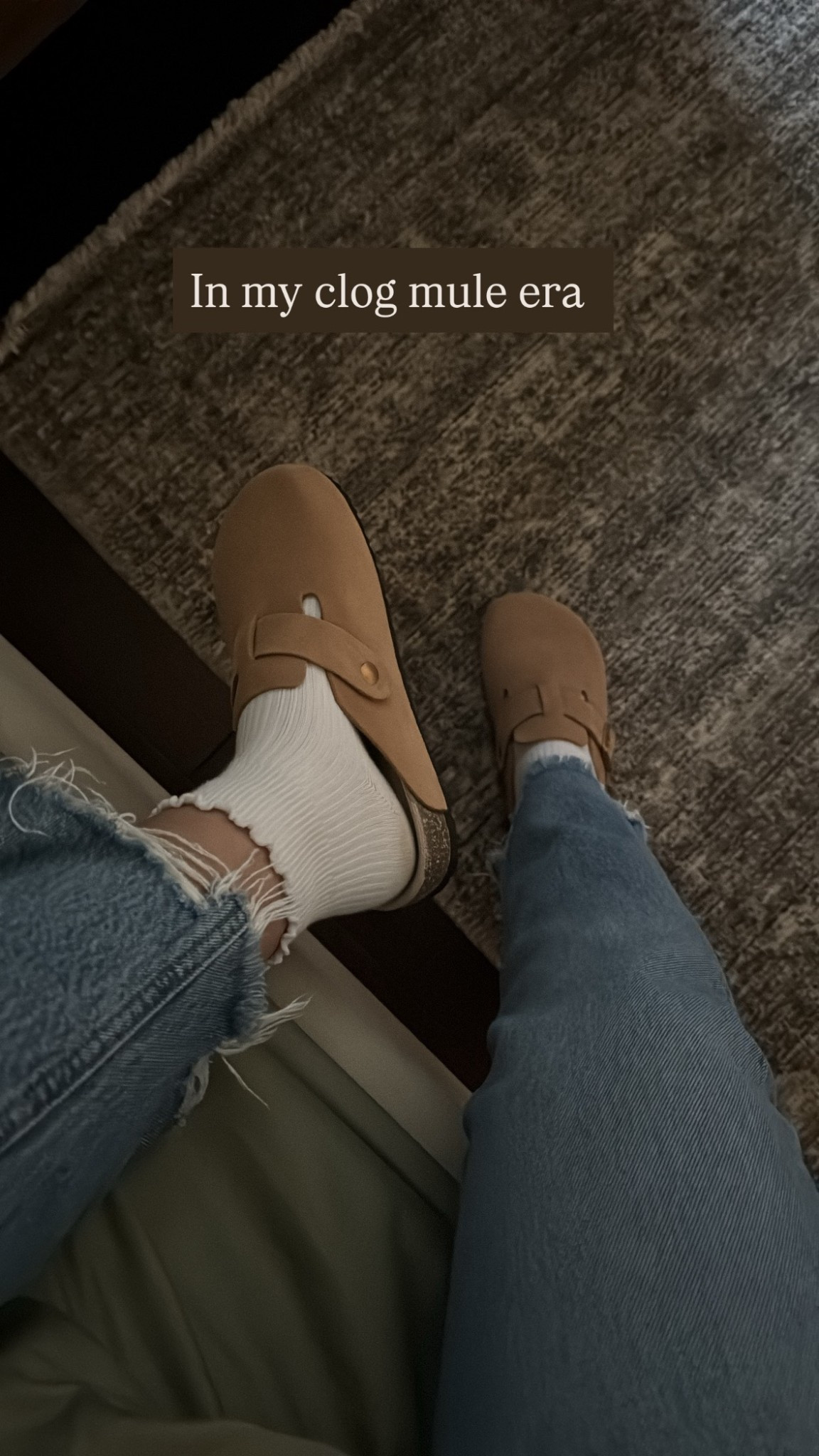 In my clog mule era. 