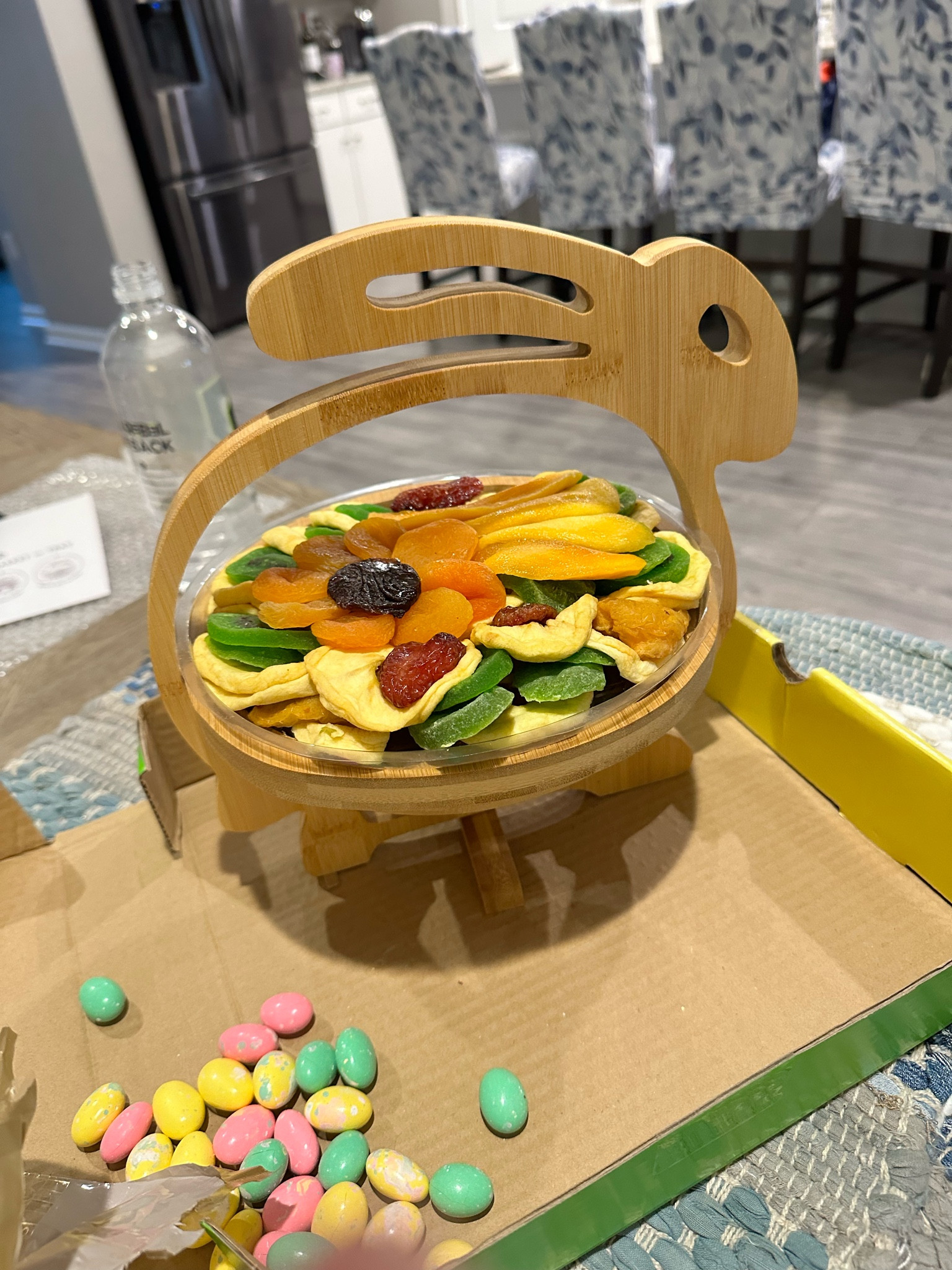 The cutest Easter gift! Arrived with dried fruits and Easter almonds that were decorated so beautifully! The basket can lay flat as a serving plate, such a useful and thoughtful way to surprise someone this Spring 💐 🐰 #ltkeaster #ltkspring #ltkgiftguide #amazon #ltkamazon #amazonfinds #amazongifts

#LTKparties #LTKSeasonal #LTKsalealert