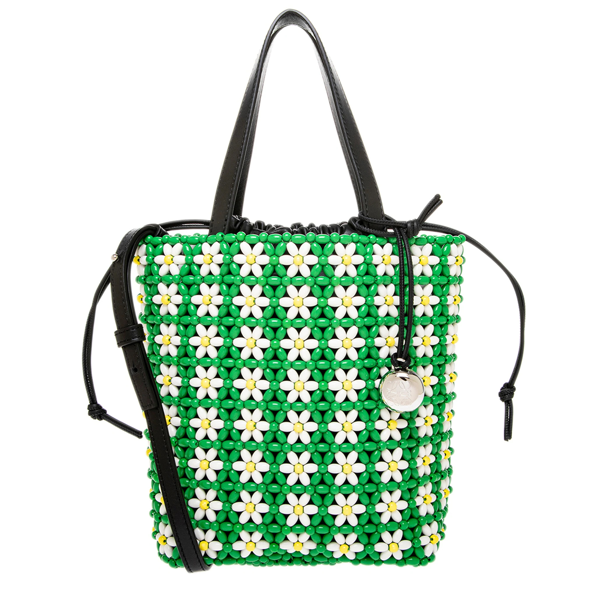 Loewe Beaded Leather Tote | Overstock