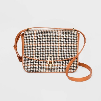 Plaid Refined Crossbody Bag - A New Day™ | Target