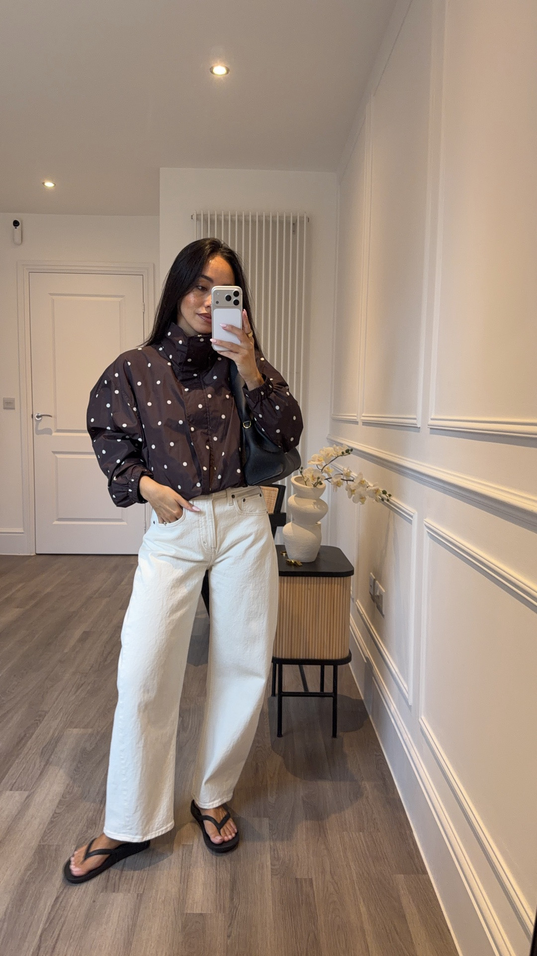 Rainy day jacket ☔️ wearing size XS in the jacket and jeans - size 24 regular 👖 

Autumn outfit, rain jacket, funnel neck jacket

#LTKuk #LTKautumn #LTKstyletip