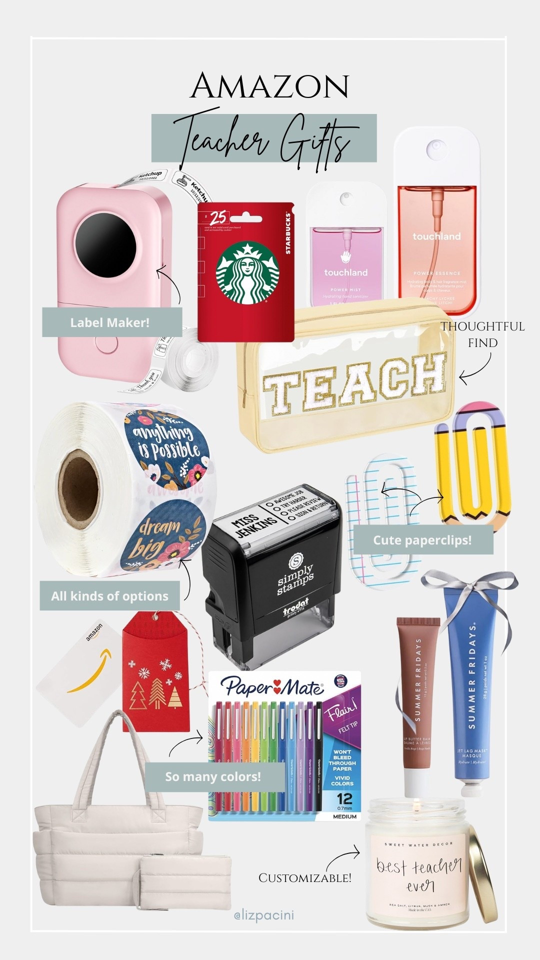 Looking for the perfect Teacher Gift? 🍎🎁 I’ve got you covered! Prime-friendly and will ship quickly! 

gift guide, holiday finds, teacher gifts 

#LTKdayinmylife #LTKGiftGuide #LTKHoliday