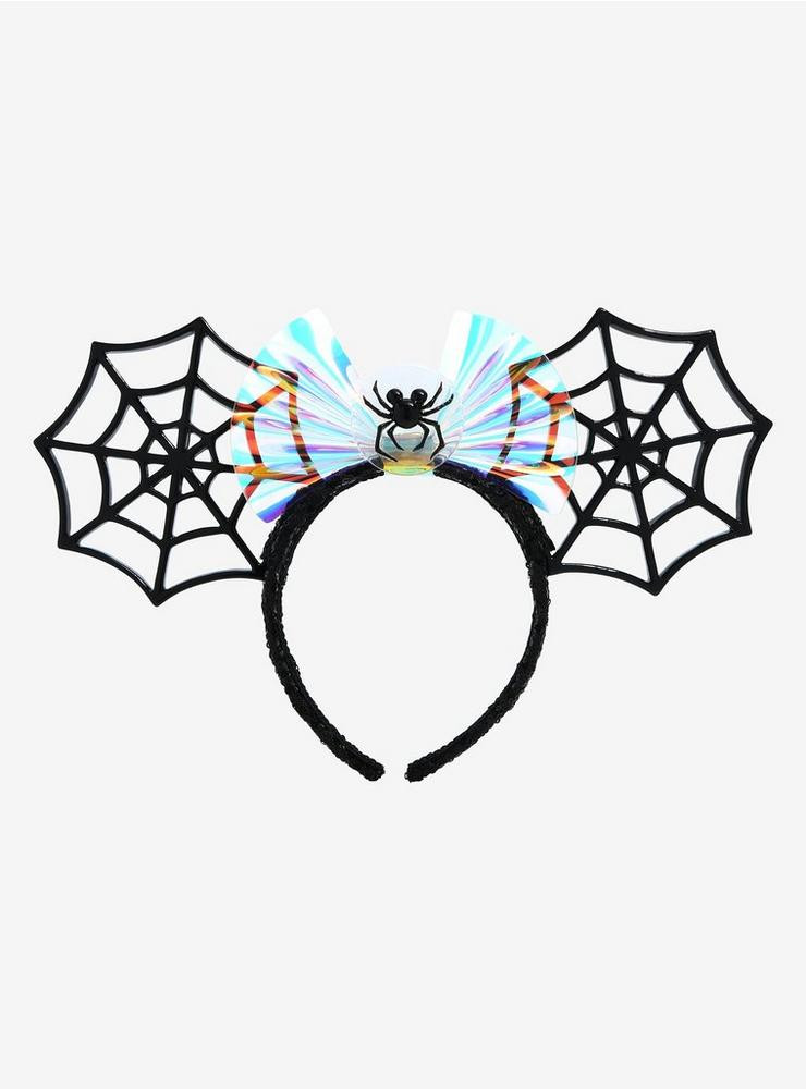 Disney Minnie Mouse Spider Webs Mouse Ears Headband - BoxLunch Exclusive | BoxLunch