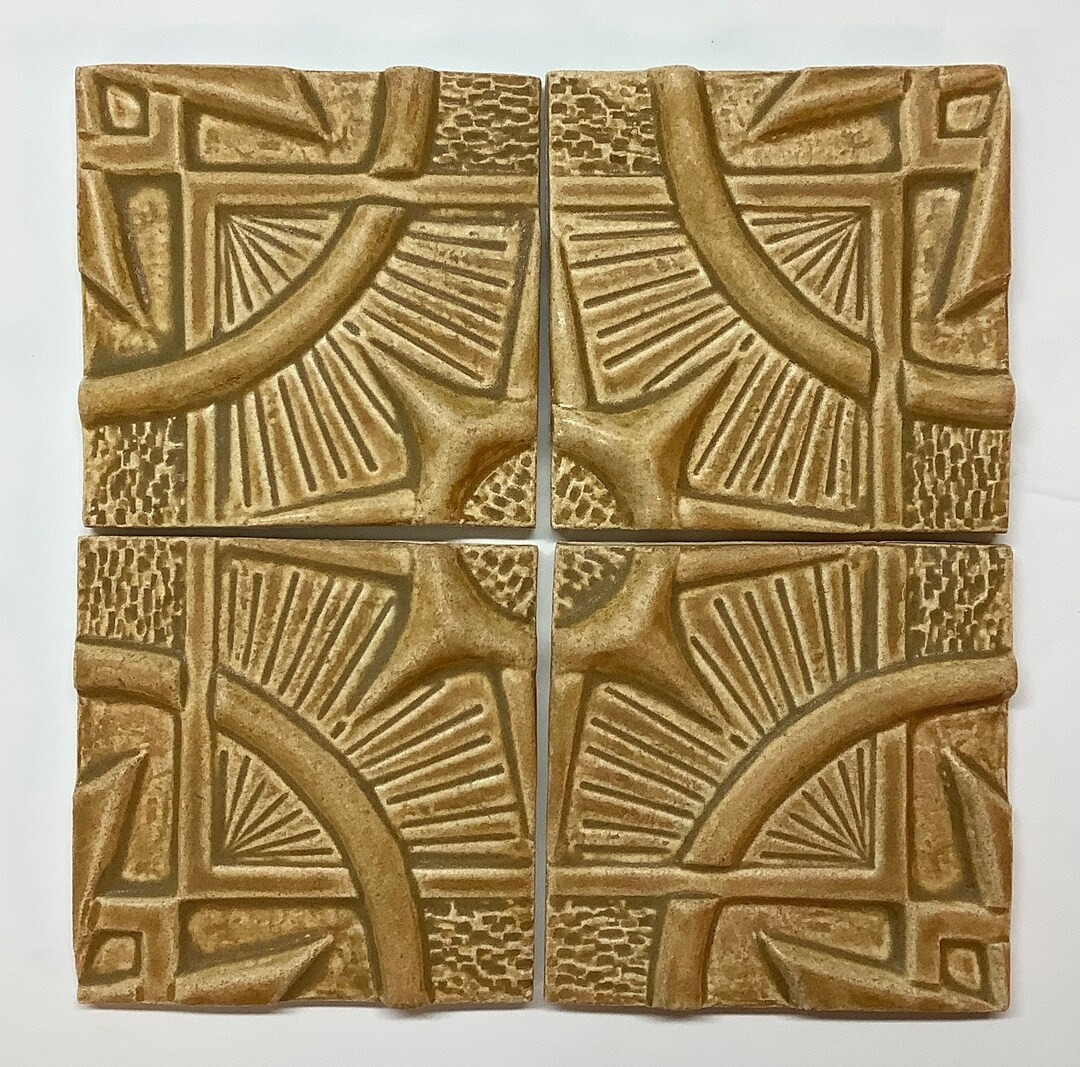 Medallion , Sculpted Ceramic Tile, Relief Ceramic Tile, Decorative Tile - Etsy | Etsy (US)