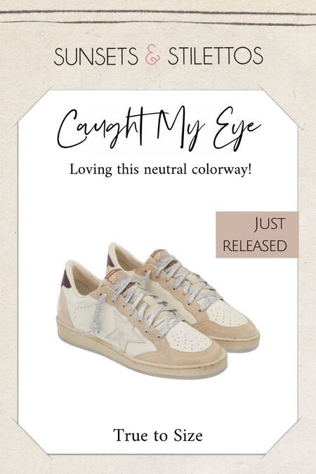 These neutral golden goose sneakers are so versatile for spring or summer outfits! N

#LTKStyleTip #LTKShoeCrush #LTKOver40