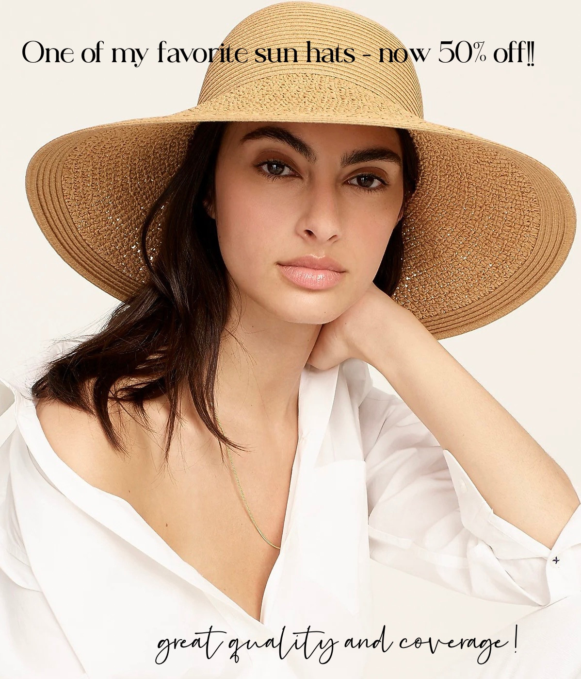 Love this sunhat from JCrew - now $35 on sale!!

Spring fashion, vacation essential, beach vacation outfit , gardening outfit, spring fashion, straw hat 

#LTKSeasonal #LTKOver40 #LTKSaleAlert
