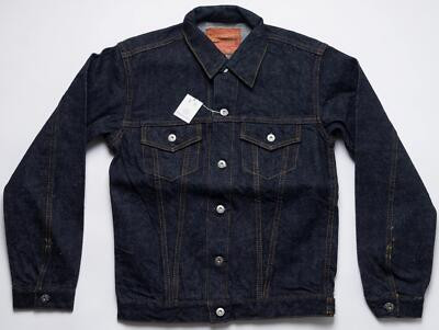 Samurai $415 NWT Indigo 15oz Selvedge Denim Type 3 Jean Jacket S0553XX 42 L  | eBay | eBay UK