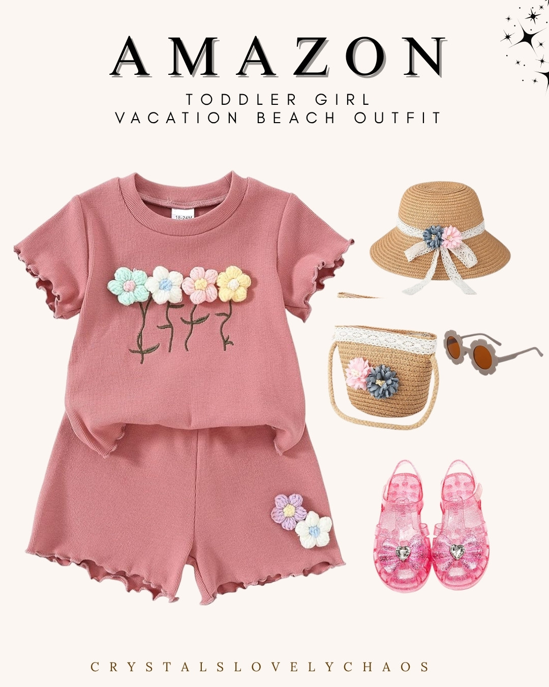 Toddler Girl Vacation Outfit 🌸
 

 #LTKootd #LTKBaby #LTKKids