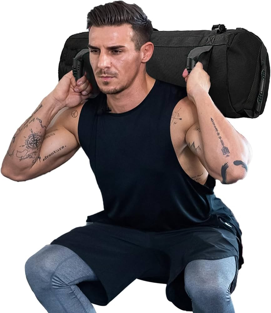 Taeku Fitness Sandbag, Heavy Duty Workout Sand Bag with Handles Weighted Slam Bag with 3 Unfilled... | Amazon (US)