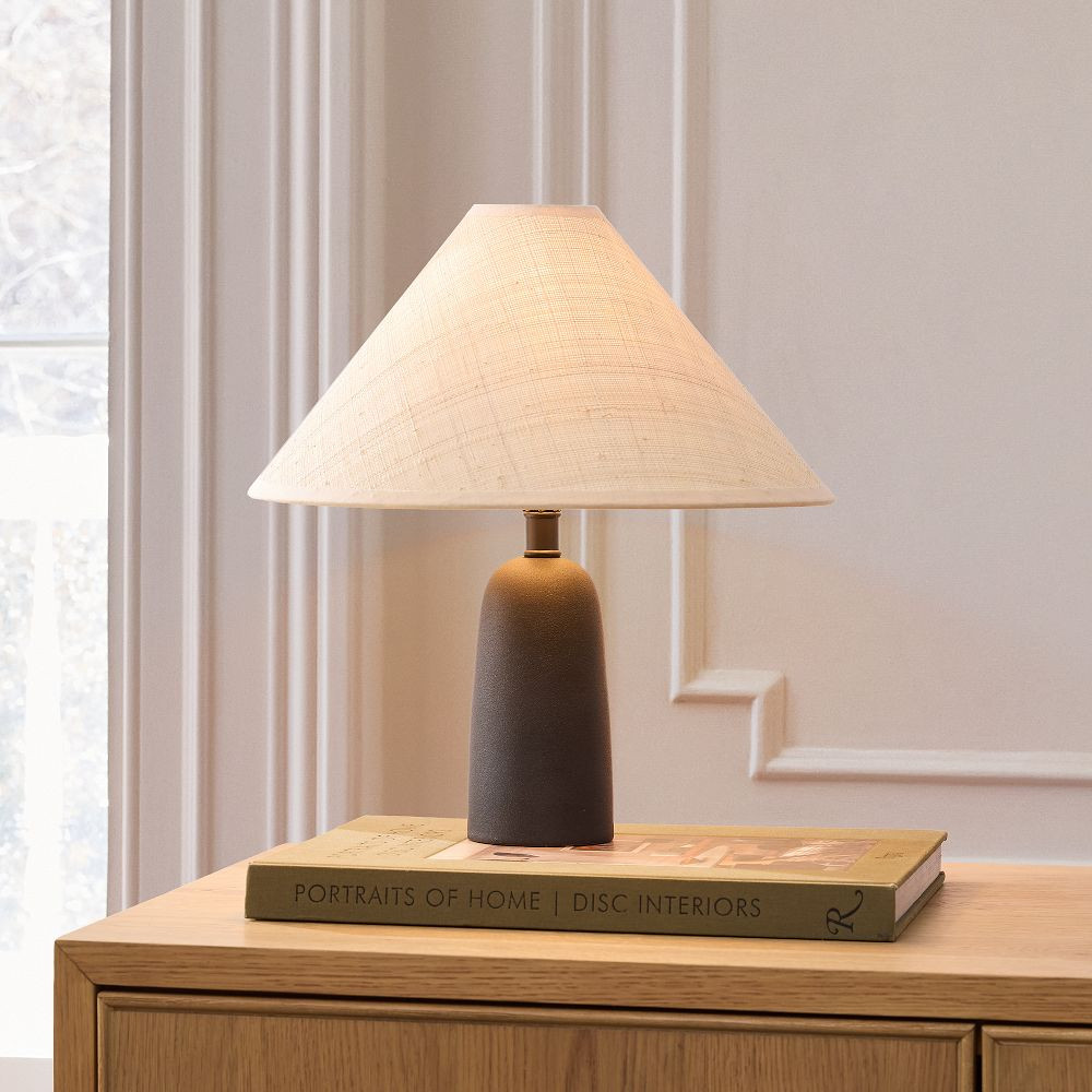 Louis Table Lamp (13"–23") - Raffia | West Elm (US)