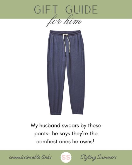 My husband’s favorite sweatpants!

#LTKGiftGuide #LTKCyberWeek #LTKHoliday