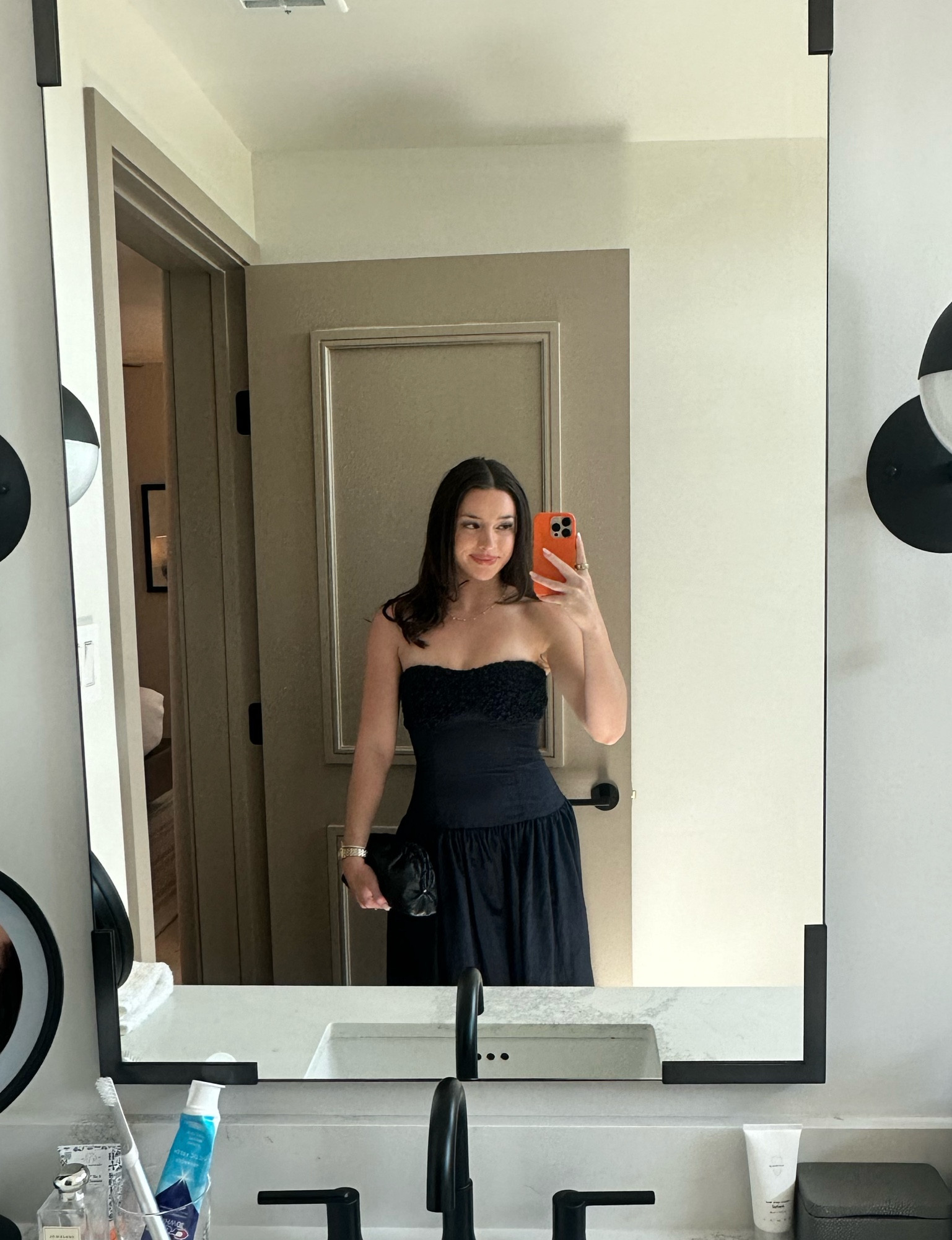 Favorite drop waist navy midi dress from Shopbop! The structuring in the corset and texture/pattern on the top made the dress stand out. 10/10 perfect for weddings!💙

#LTKStyleTip #LTKWedding #LTKBeauty