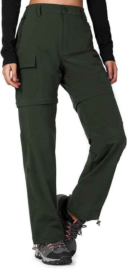 Cycorld Women's-Hiking-Pants-Convertible Quick-Dry-Stretch-Lightweight Zip-Off Outdoor Pants with... | Amazon (US)
