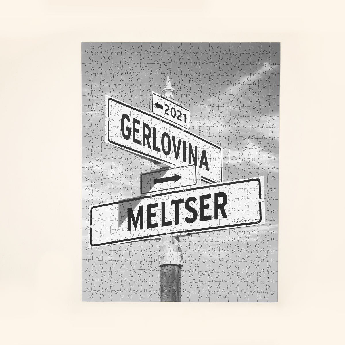 Intersection of Love Personalized Jigsaw Puzzle | UncommonGoods