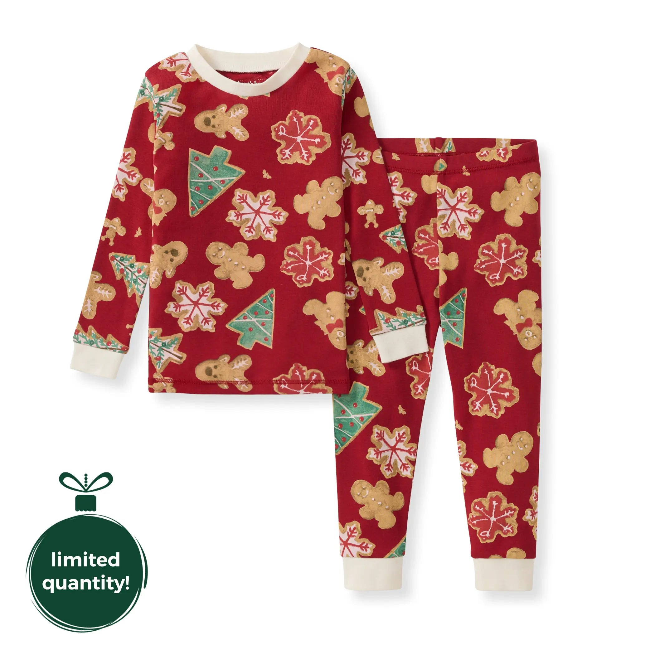 Gingerbread Bake Matching Family Two-Piece Pajamas | Burts Bees Baby