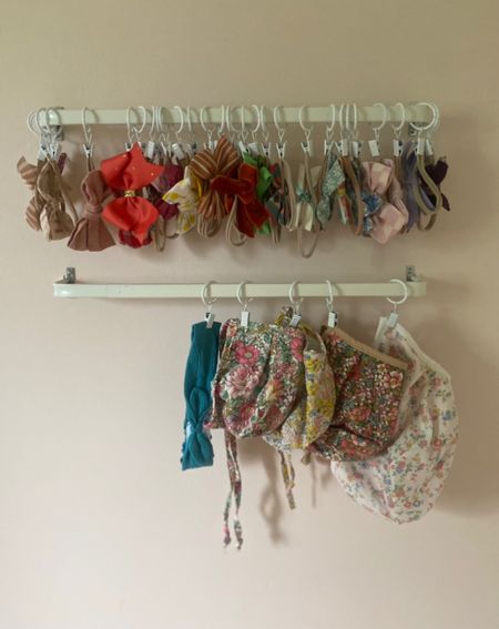 Nursery decor // bow storage // curtain rod // baby girl // DIY // headband 



#LTKbaby #LTKhome #LTKunder50
