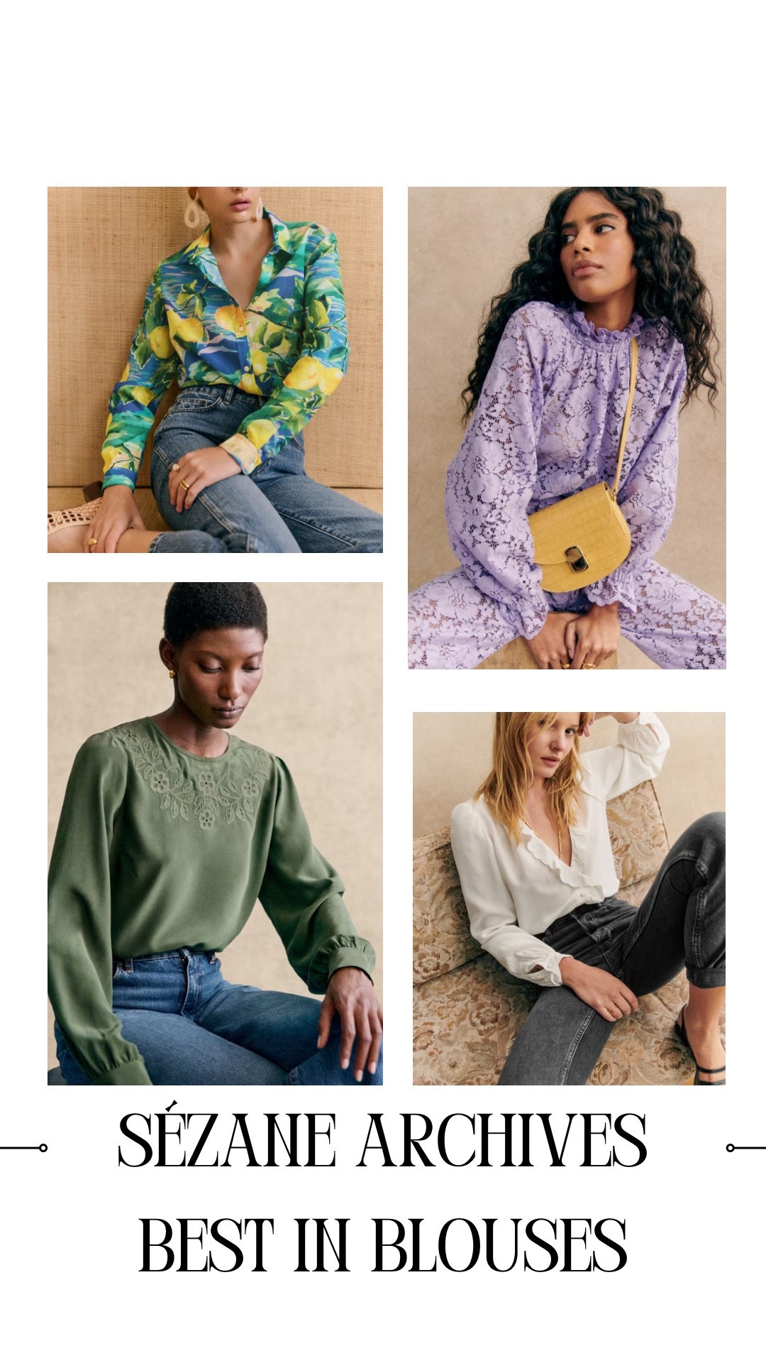 I’ve rounded up some stunning blouses on sale at Sezane. Many of these shirts are cotton or silk and so unique! I tend to size up in case! The archives sale at Sezane is a great chance to refresh your wardrobe with high quality pieces that add French girl glamour! 

Sustainable fashion, sezane, sezane archives, sezane style, French girl style, blouses, silk blouse, workwear 

#LTKstyletip #LTKsale #LTKworkwear