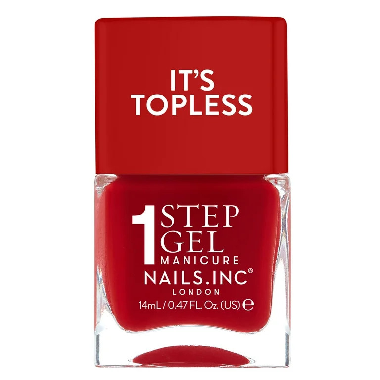Nails.INC, It's Topless Gel-Like Nail Polish, 4-in-1 Base Coat, Treatment, Color & Top Coat, Kend... | Walmart (US)