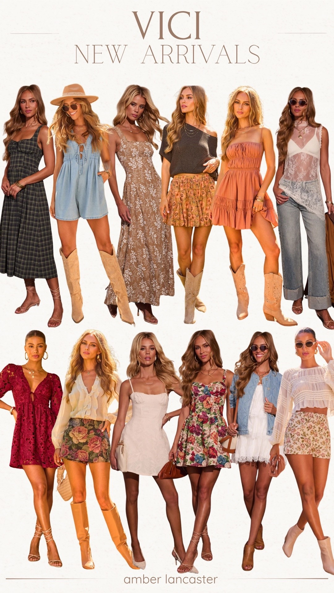 Vici New Arrivals! 🤎 Use code AMBERSAVE35 for 35% off! | 
vici, vici collection, vici new arrivals, vici new drop, vici haul, vici code, vici dress, vici dresses, new arrivals, vici sale, vici outfits, vici romance your life collection, quilted jacket, quilted denim jacket, lace top, plaid dress, floral dresses, lace dress, floral shorts, floral skirt, women’s tops, women’s skirt, women’s dresses.

#LTKSaleAlert #LTKSeasonal #LTKootd
