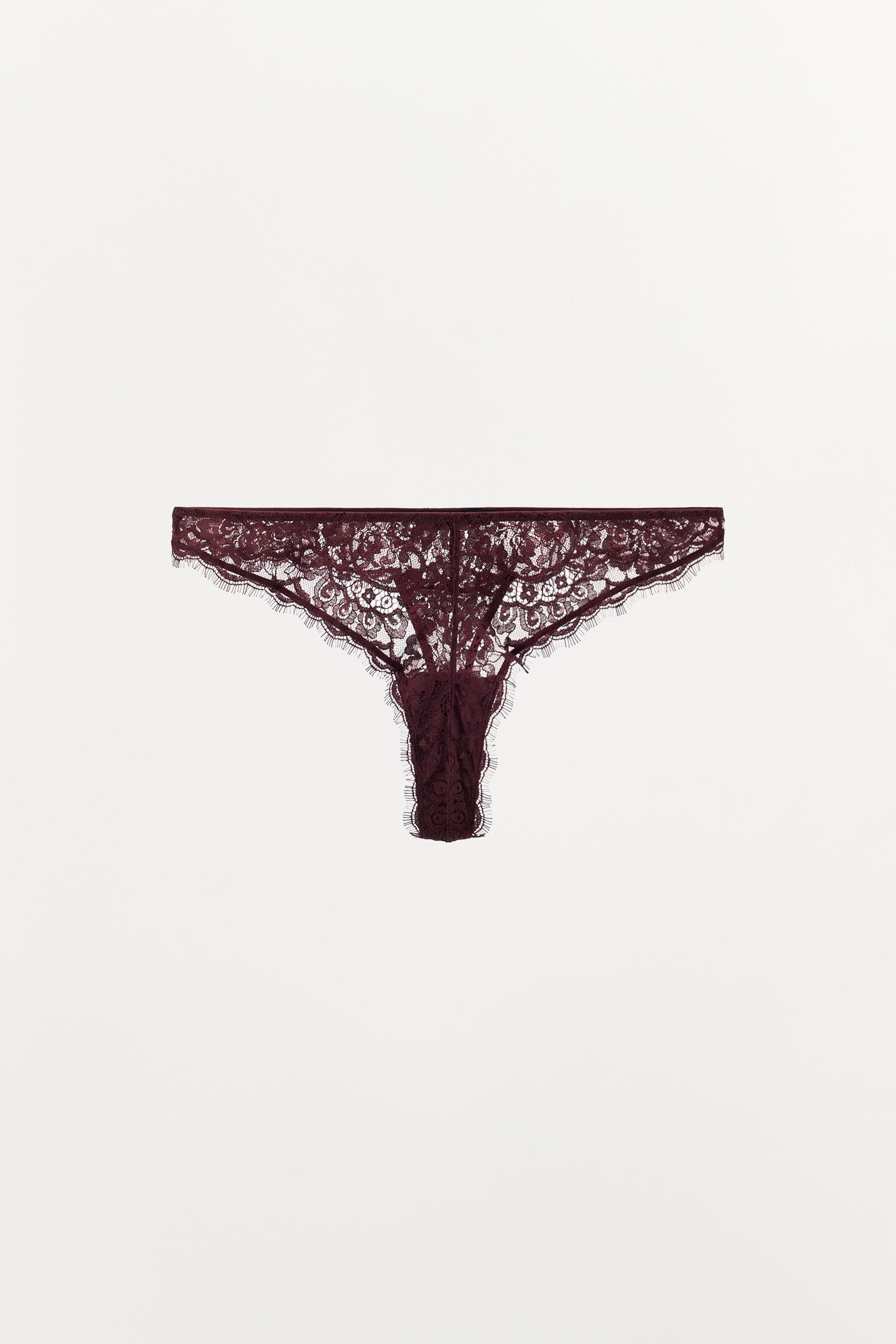 LACE THONG | Zara Canada