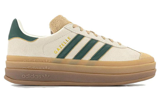 (WMNS) adidas Gazelle Bold 'Cream Collegiate Green' ID7056 | KICKS CREW