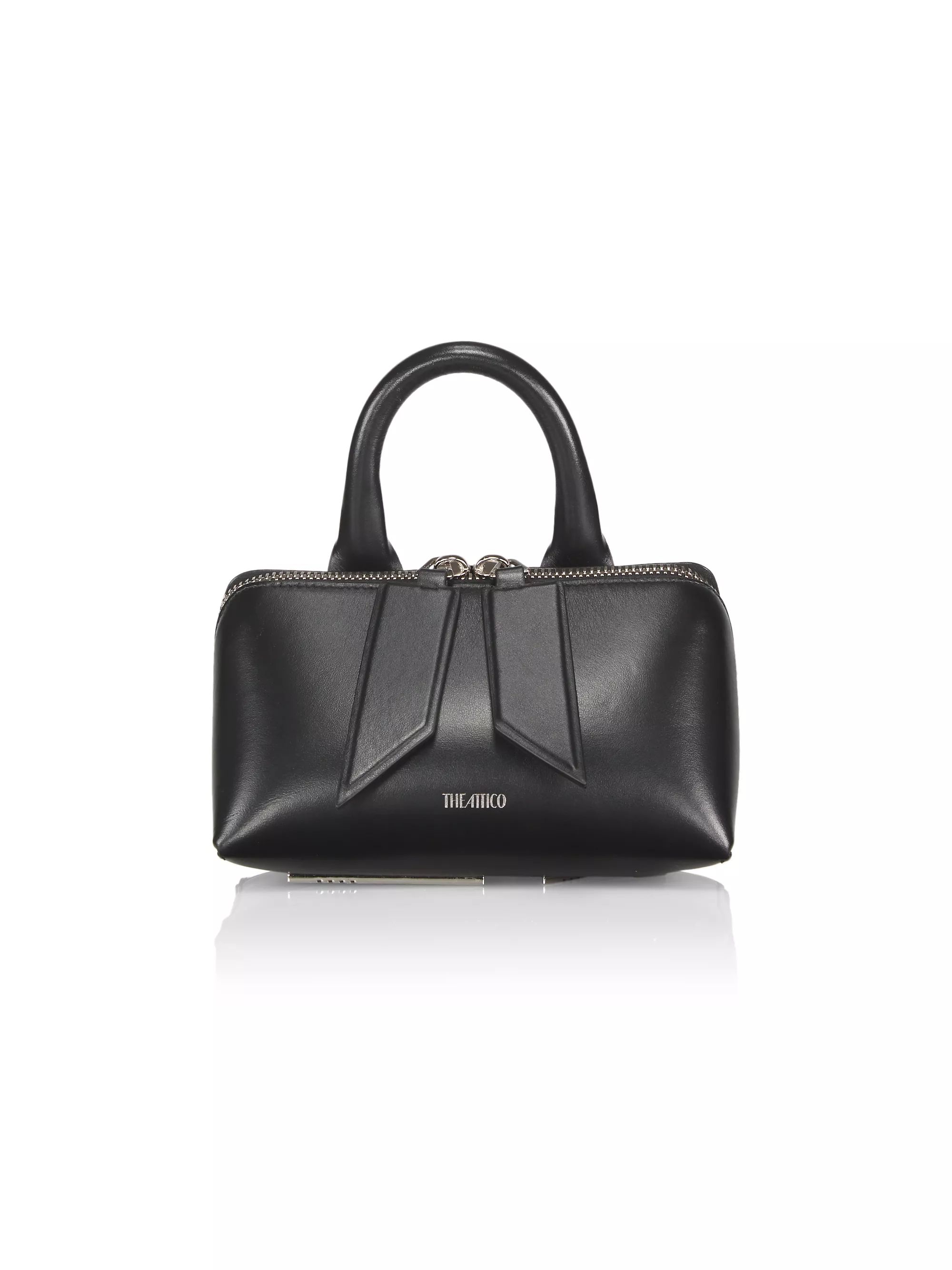 Leather Geometric Top Handle Bag | Saks Fifth Avenue