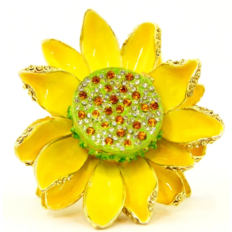 Sunflower Trinket Box | Wayfair North America