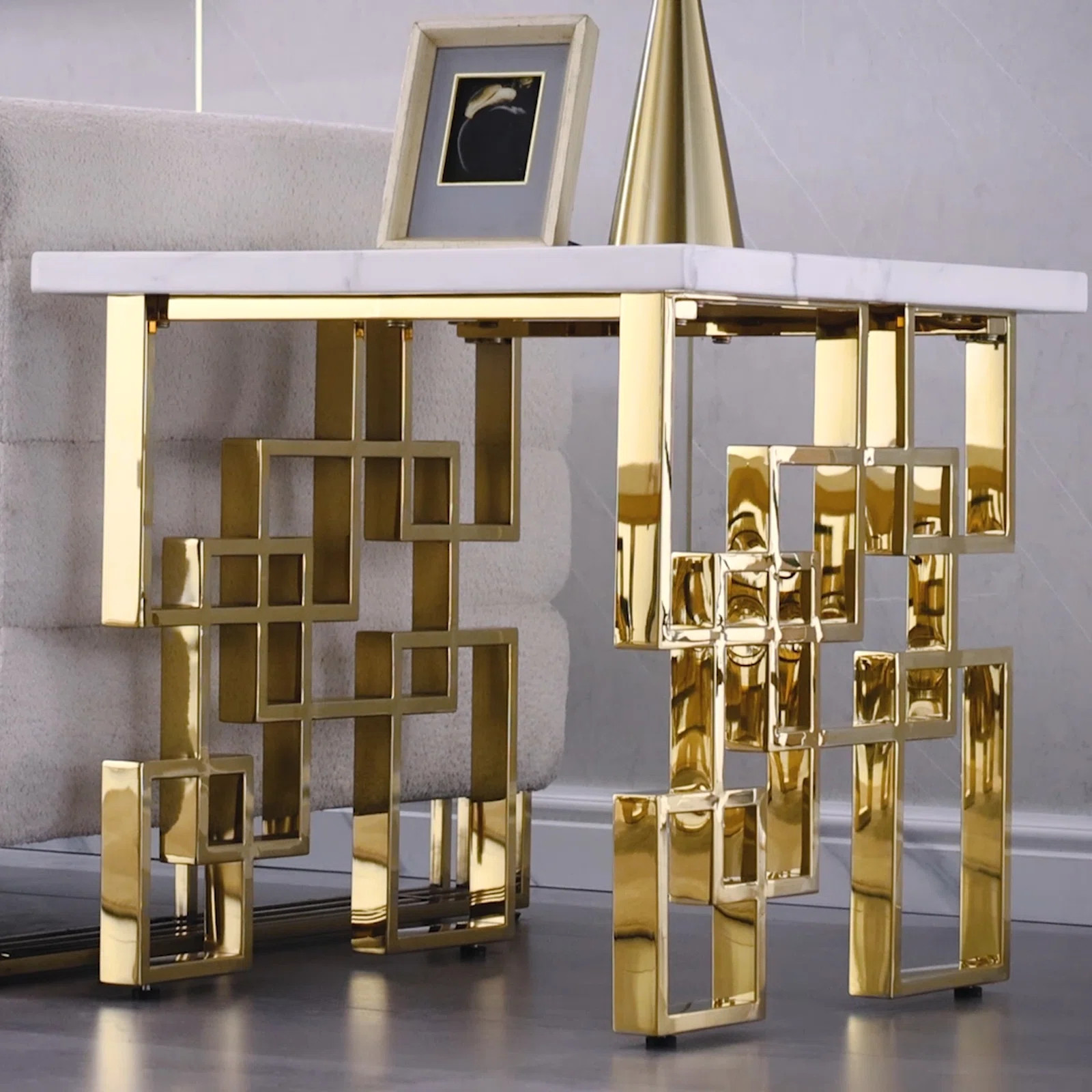 Everly Quinn Zahvia Trestle End Table | Wayfair | Wayfair North America