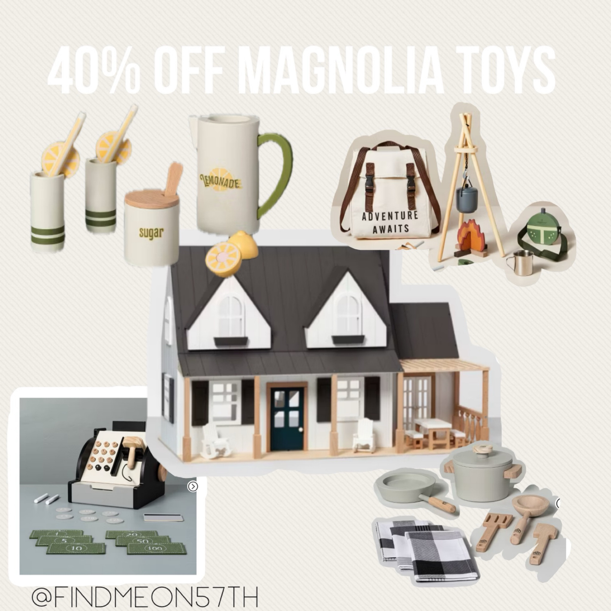 1 day only sale on Magnolia Wooden Toys from Target! 

Beautiful sets for the Littles. Lots under $20

#LTKKids #LTKSaleAlert #LTKMostLoved