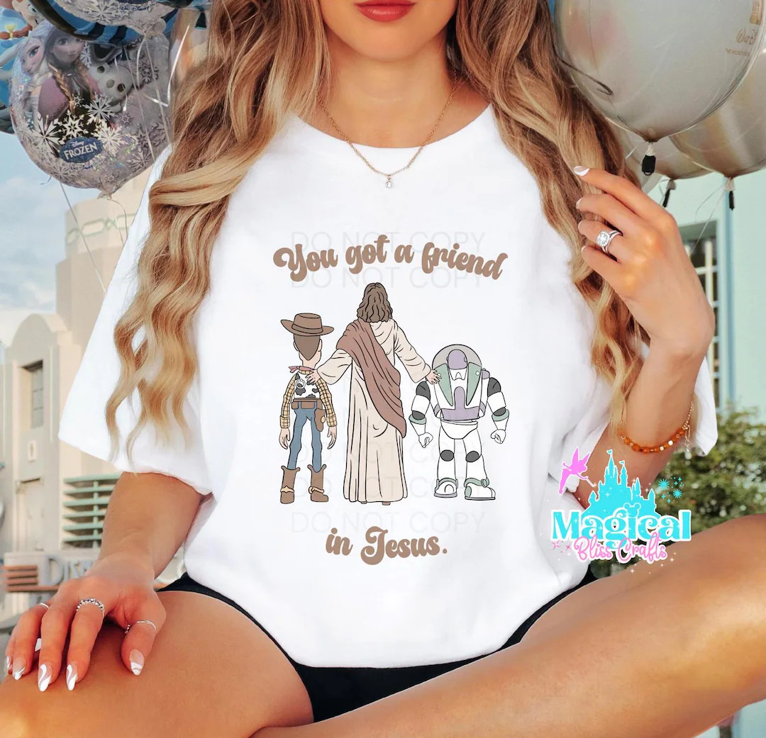 Toy Story Jesus Park T-shirts, Toy Story and Friends Park Shirts, You Got a Friend in Jesus Shirt... | Etsy (US)
