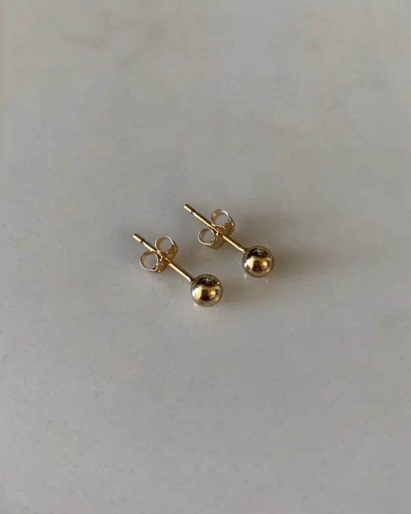 Gold Filled Ball Stud Earrings – SOPHIYA | SOPHIYA