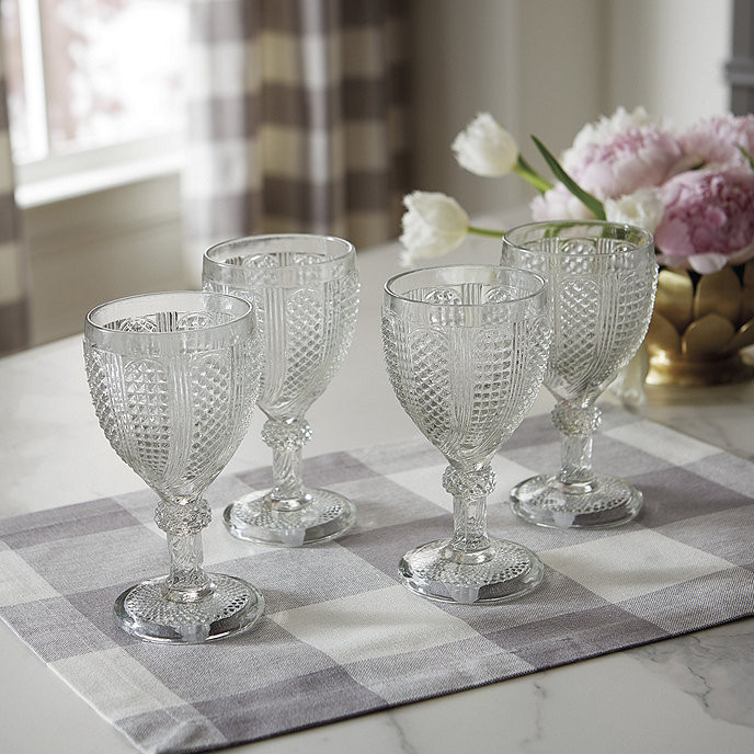 Havana Textured Goblets - Set of 4 | Ballard Designs, Inc.