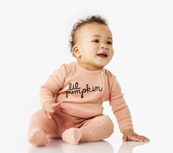 Lil Pumpkin Baby Pajama | Pottery Barn Kids
