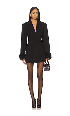 Lovers and Friends x Christina Elezaj Bonnie Mini Dress in Black from Revolve.com | Revolve Clothing (Global)