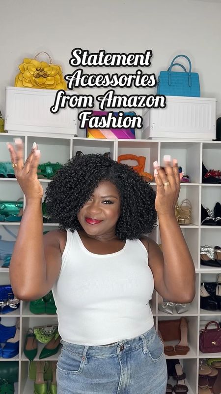 Statement Accessories from Amazon Fashion. Earrings. Necklaces. Jewelry. 
Fashion Jewelry. 

#LTKStyleTip #LTKFindsUnder50