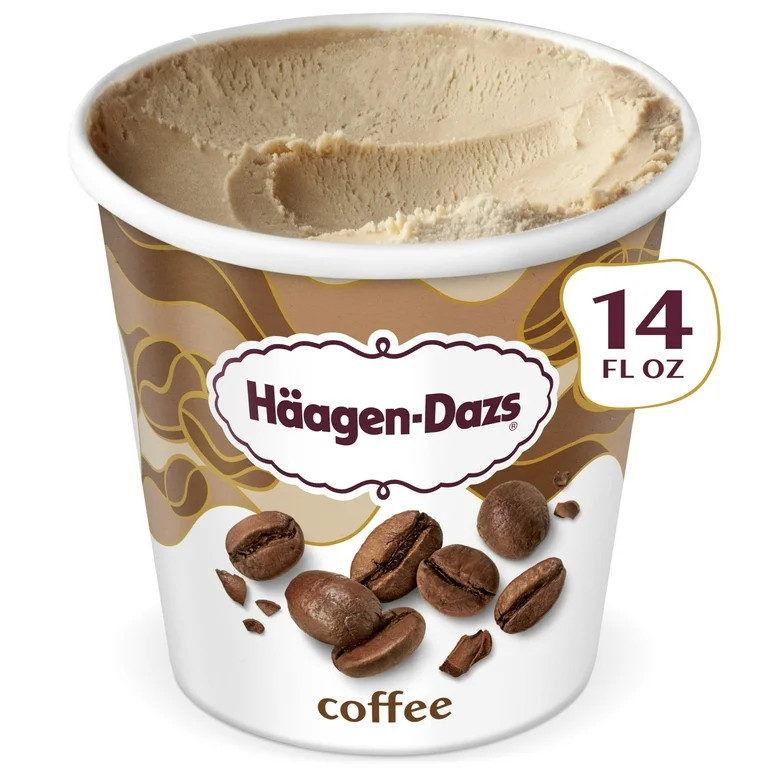 Haagen Dazs Coffee Ice Cream, Gluten Free, Kosher, 14 oz | Walmart (US)