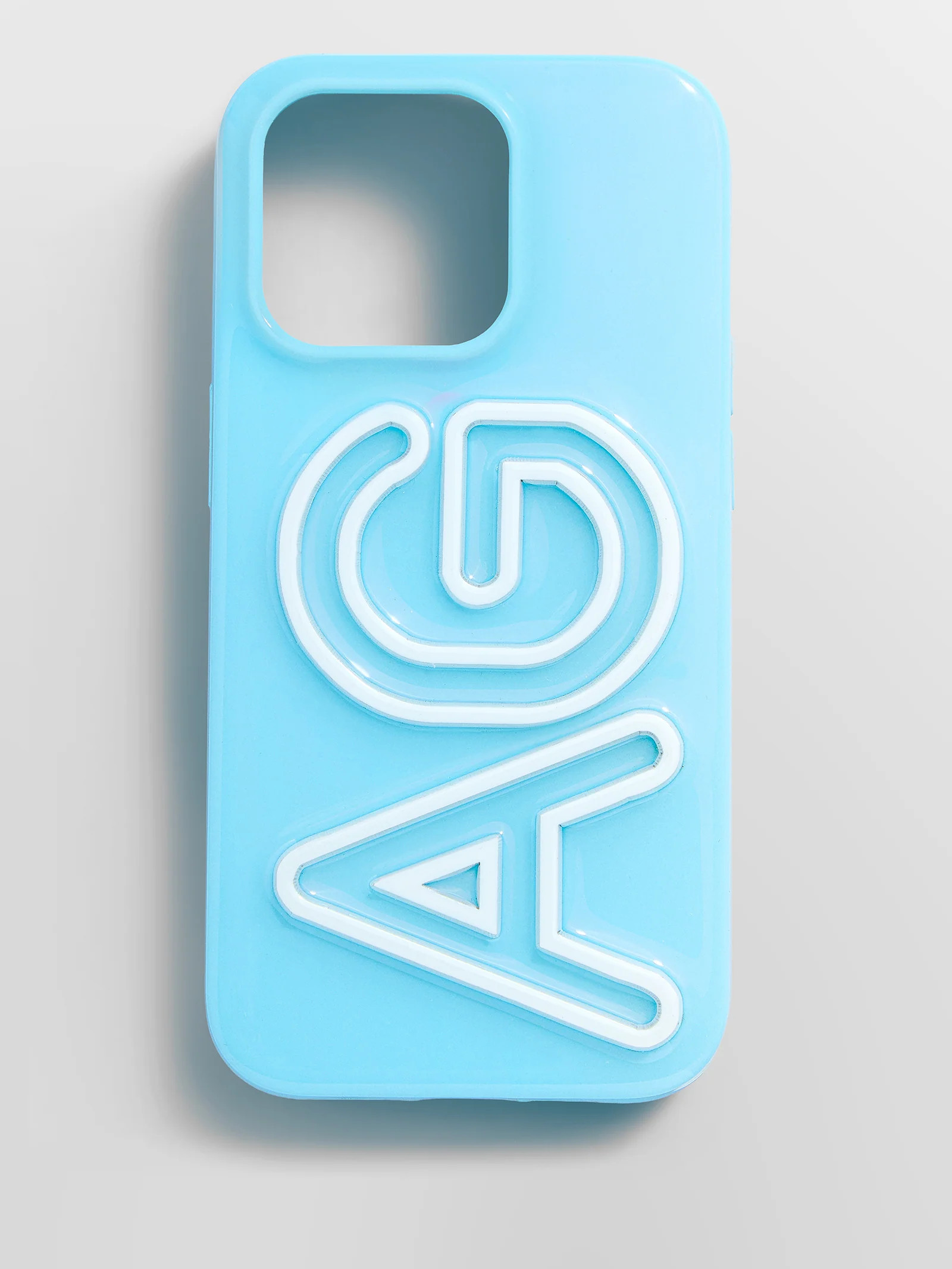 Fine Line Custom iPhone Case - Light Blue/White | BaubleBar