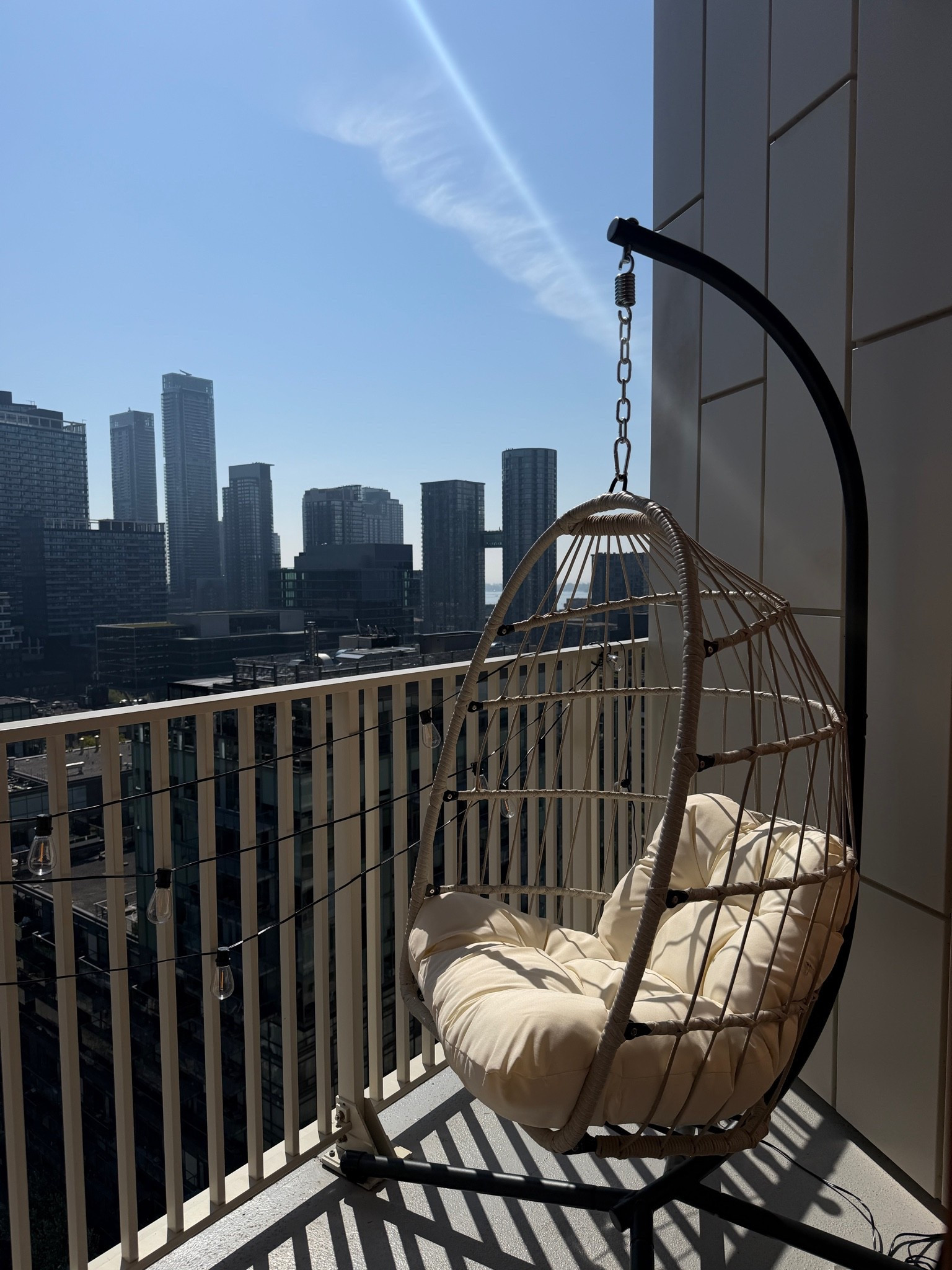 #Ad the egg chair & string light era is BACK and better than ever 👀 #wayfair #wayfairpartner @Wayfair