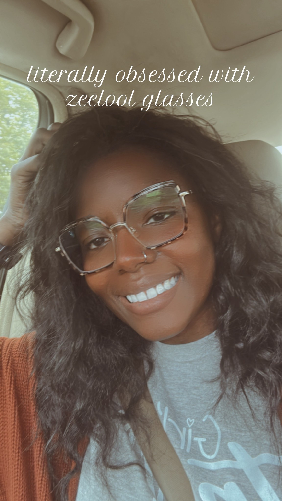 When your glasses do all the talking 😎 These Zeelool frames instantly elevate any outfit—chic, bold, and budget-friendly. 💁🏽‍♀️ Linked my exact pair on LTK! #zeeloolglasses #LTKStyle #LTKFinds #affordableeyewear #blackgirlglasses #zeeloolstyle #ootd #glassesfashion 

#LTKFindsUnder50 #LTKOver40 #LTKStyleTip