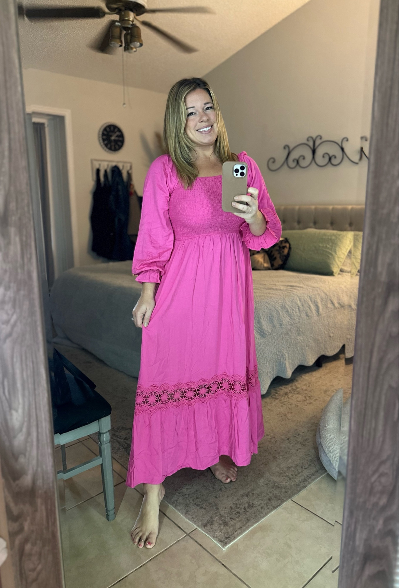 Valentines date outfit: I love this bubblegum Barbie pink color!!! So vibrant and fun for a midsize Florida girl like me. Great for a dress for Valentine’s Day and add some heart earrings and a red heart purse.

Valentine’s Day outfit
Valentine’s Day dress
Wedding guest dress
Spring dress
Pink dress
Vacation dress 
Party dress 
Baby shower dress
Birthday dress
Maxi dress
Amazon dress
Amazon clothing 
Amazon outfit 


#LTKfindsunder50 #LTKwedding #LTKmidsize